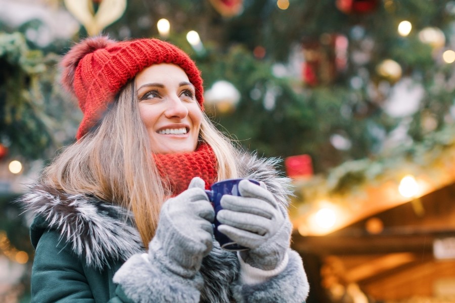 a woman at a holiday event in Chesterfield, MD