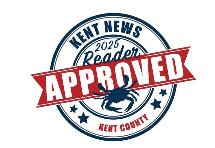 Kent new, Kent County 2025 Reader Approved badge.